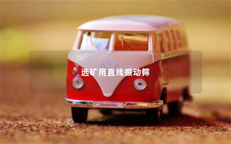 選礦用直線振動篩 選礦用直線振動篩